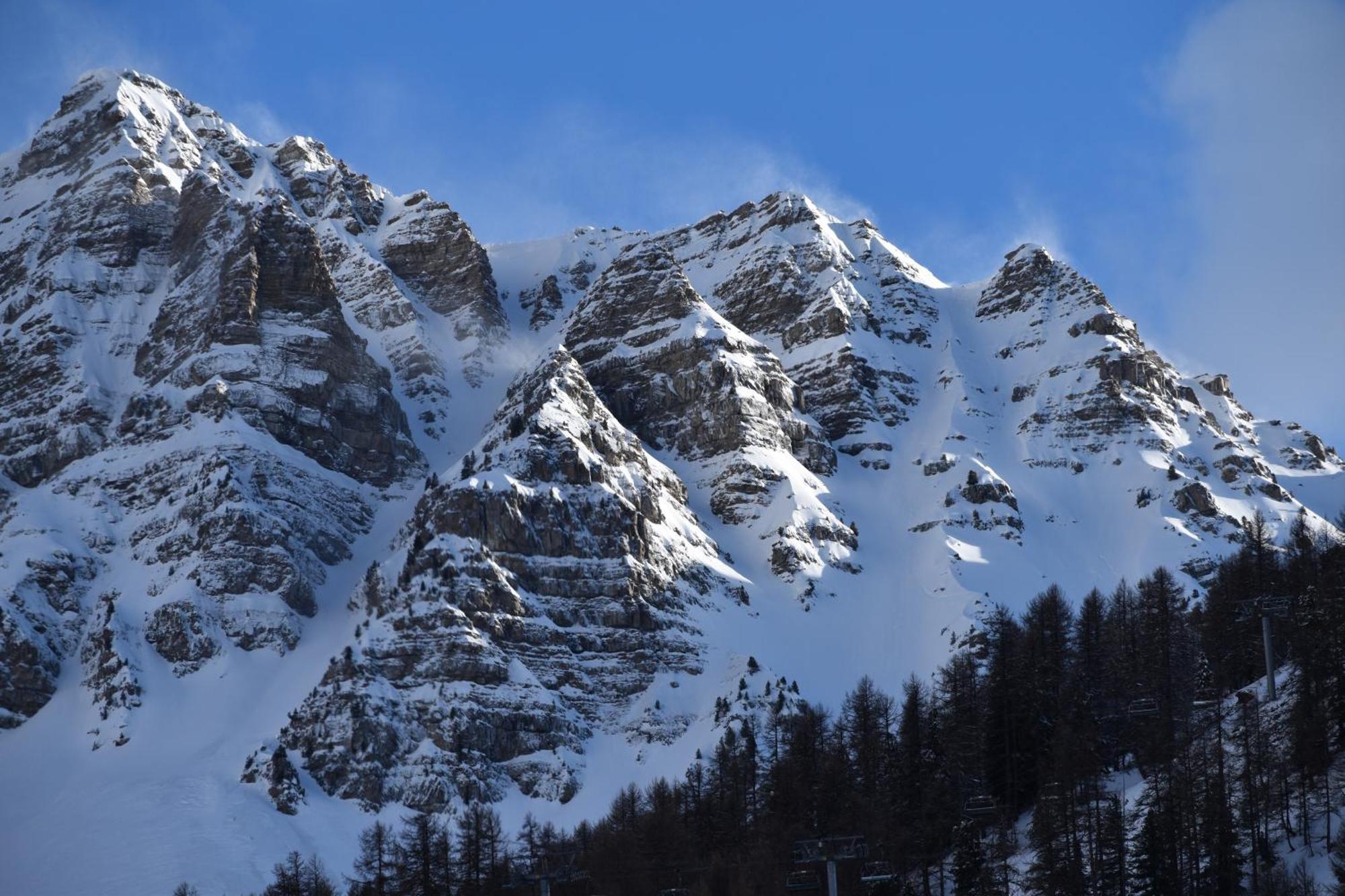 Residence Le Schuss Studio Montagne En Bas Des Pistes Вар Екстериор снимка